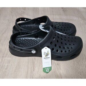 Joybees Mens Size 12 Shoes Active Clog Slip On Rubber  Honeycomb Pool Workwear